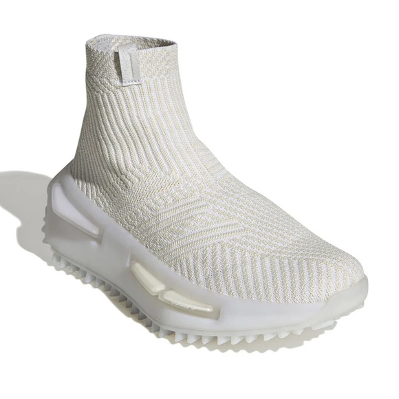 ADIDAS NWT - Women's NMD_S1 Sock Sneakers  (ID4266) in White Sz 6.5 & 7 - Picture 1 of 6